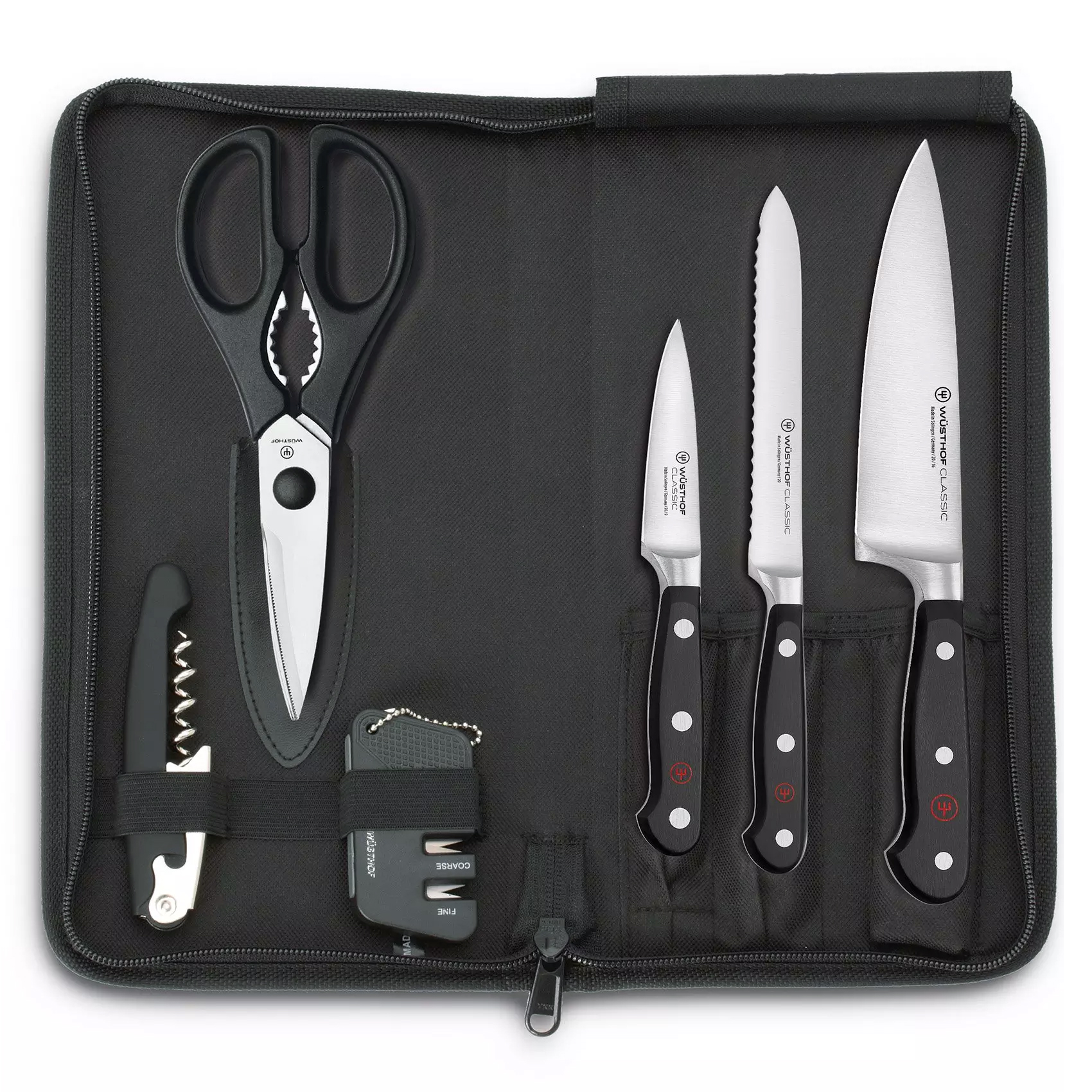 Wusthof Classic Messentas met Messenset, 7 delig 1180166002